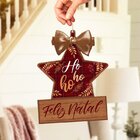 Kit De Natal Enfeites De Árvore E Frases Para Porta