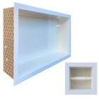 Kit de Nicho Para Banheiro com Porta Papel Higiênico Porcelan