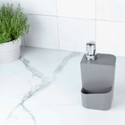 Kit De Pia Dispenser Detergente 650ml Com Rodinho De Pia Ou C