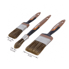 Conjunto De Pincéis Para Envernizar, Manchar E Lubrificar Seus Suportes De Madeira