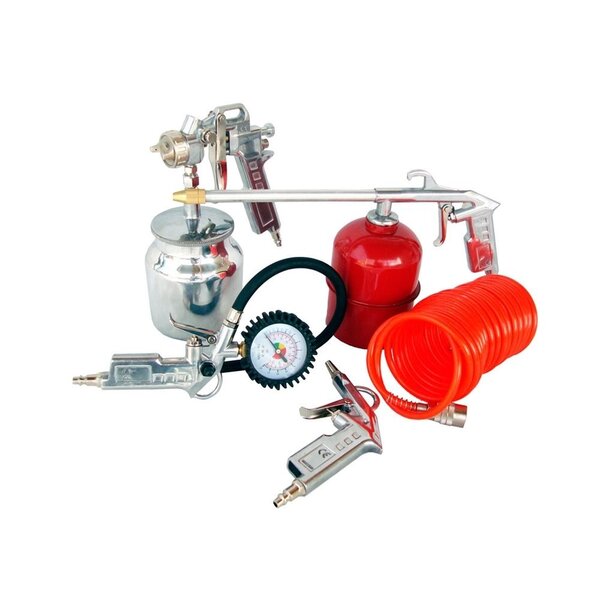 Kit De Pintura, Ar Comprimido E Lubrificação 5 Peças Motomil