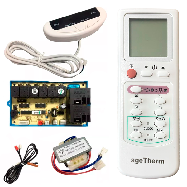 Kit De Placa Eletrônica Universal Com Controle Remoto Para Ar