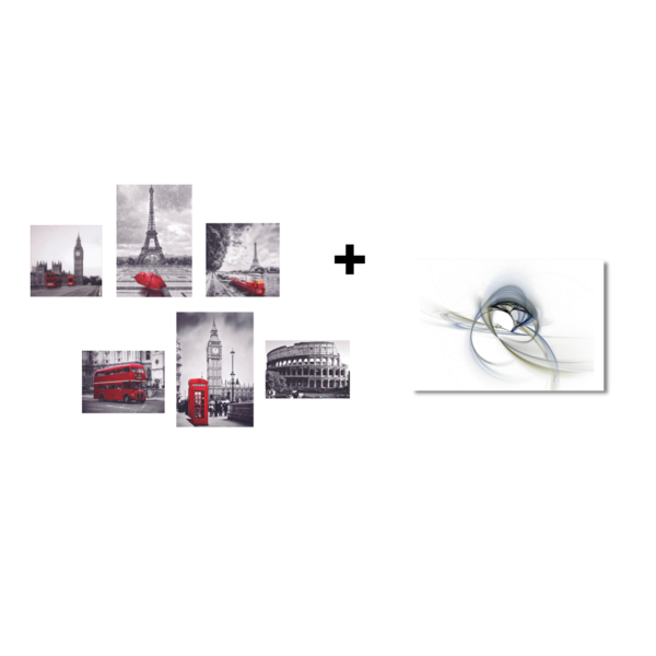 Kit De Placa Europa + Placa Fluidez 30x45 P/ Sala