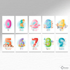 Kit De Placas Decorativas Números A4