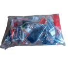 Kit De Plugue Macho Chato Com 10 Unidades 10a Na Cor Preta