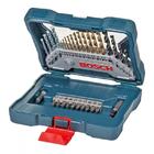 Kit De Pontas E Brocas Titânio Bosch X-line Azul 30 Peças