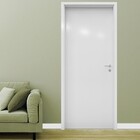 Kit de Porta de Giro Lisa Madeira Colméia Branco Max Direito Eucaplac 210x90cm Eucatex