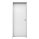 Kit de Porta de Giro Lisa Madeira Colméia Branco Max Esquerdo Eucaplac 210x60cm Eucatex