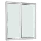 Kit de Porta Montada de Correr Lisa de Alumínio 2,20x2,00m Sasazaki