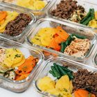 Kit De Potes Herméticos De Vidro Retangulares, Com Tampa Clic