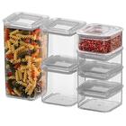 Kit De Potes Herméticos Organizadores Empilháveis Modo 7 Peça