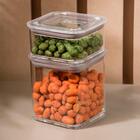 Kit De Potes Herméticos Organizadores Empilháveis Modo 8 Peça