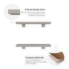 Kit De Prateleiras Elan 300x100x15 Com Suporte Organização De