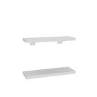 Kit De Prateleiras Elan 300x100x15 Com Suporte Organização De