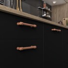 Kit de Puxadores Alça para Móveis 128mm Cobre  2 peças