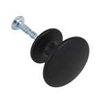 Kit de Puxadores para Móveis Zamac Preto 30mm