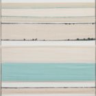 Kit De Quadros Abstratos Em Tecido Galway Branco E Azul 90x12