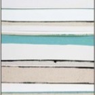 Kit De Quadros Abstratos Em Tecido Galway Branco E Azul 90x12