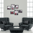 Kit De Quadros Decorativos Europa + Colorido P/ Sala Quarto