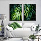 Kit De Quadros Decorativos Folhagem