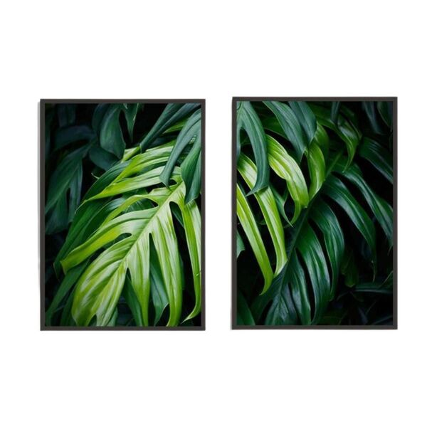 Kit De Quadros Decorativos Folhagem