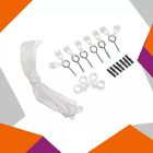 Kit De Reposição De Varal De Teto C/corda Roldana Secalux