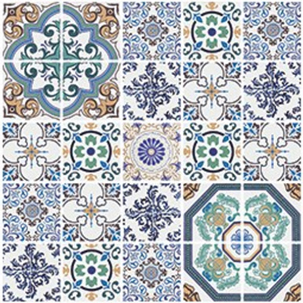 Kit de Adesivos Azulejo Tendence Azul 15x15cm 24 peças Inspire Leroy Merlin Aparador Para Sala ~ Kit de Adesivos Azulejo Tendence Azul 15x15cm 24 peças Inspire Leroy Merlin