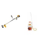 Kit De Roçadeiral 33cc Vr330h E Pulverizador Costal A Gasolin