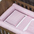 Kit De Rolinho Para Berço Americano Percal 100% Algodão 8 Peç