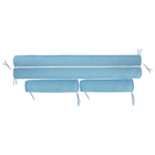 Kit De Rolinho Para Berço Americano Percal 100% Algodão 8 Peç