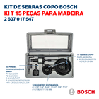 Kit de Serras Copo Multi Vídea para Madeira Plástico e Drywall 22-68mm 11 Peças 2607017547-000 Bosch