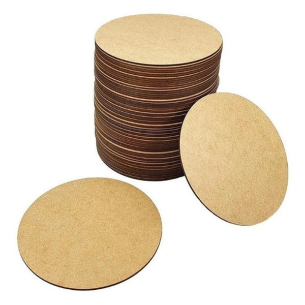 Kit De Sousplat Com 40unid  Decoração De Mesa  Madeira