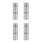 Kit de Suportes de Aço Galvanizado Cinza para Linha Rivet 8x9,5x3,2cm Ar Shelving