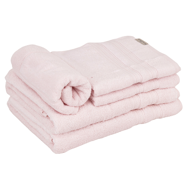 Kit de Toalhas 100% Algodão Rosa Unika 5 peças Karsten