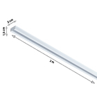 Kit de Trilho Simples Itália Branco 2,00 metros