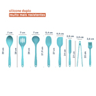 Kit De Utensílios De Cozinha 10 Peças - Oikos Unica U