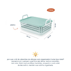 Kit De Utensílios De Cozinha C/ Cesto 10 Peças Vd - Oikos Ver