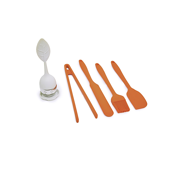 Kit De Utensílios De Cozinha C/ Infusor 5 Peças Lj - Oikos Un