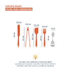 Kit De Utensílios De Cozinha C/ Infusor 5 Peças Lj - Oikos Un