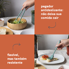 Kit De Utensílios De Cozinha C/ Infusor 5 Peças Verde Escuro