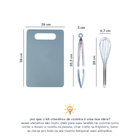 Kit De Utensílios De Cozinha C/ Tábua 11 Peças Az - Oikos Azu