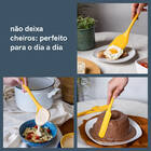 Kit De Utensílios De Silicone Amarelo Oikos – 7 Peças