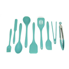 Kit De Utensílios De Silicone C/ 9 Peças Verde - Oikos