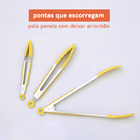 Kit De Utensílios De Silicone Com 6 Peças Amarelo - Oikos Ama