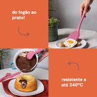 Kit De Utensílios De Silicone Com 6 Peças Rosa - Oikos Rosa U