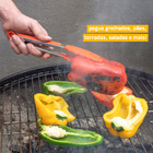 Kit De Utensílios De Silicone Com 7 Peças Laranja - Oikos