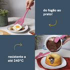 Kit De Utensílios De Silicone Com 7 Peças Rosa - Oikos