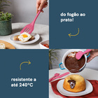 Kit De Utensílios De Silicone Com 7 Peças Rosa - Oikos Rosa U