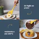 Kit De Utensílios De Silicone Com 8 Peças Amarelo - Oikos Ama