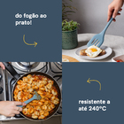 Kit De Utensílios De Silicone Com 8 Peças Amarradores Azul -